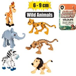 Animals wild cartoon asstd 6-9cm