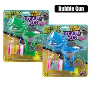 Bubble dinosaur friction gun