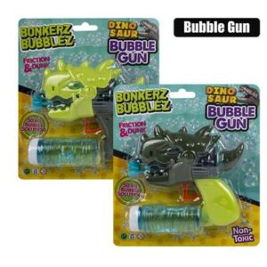 Bubble novelty dinosaur gun