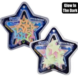 Sticker glow-in-the-dark stars asstd