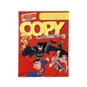 Book colouring justice league 24p