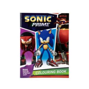 Book colouring sonic prime